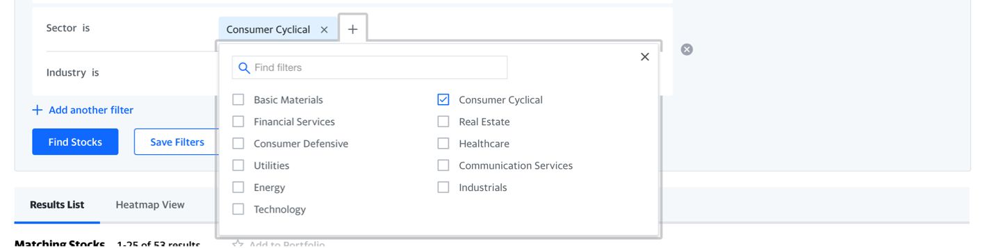 Yahoo Finance Csa Screener3